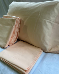 Peach Bed Sheet (Full)