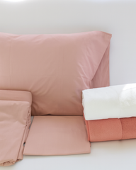 Dusty Rose Bed Sheet (Queen)