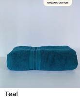 Teal Bath Towel (55" L X 27" W)