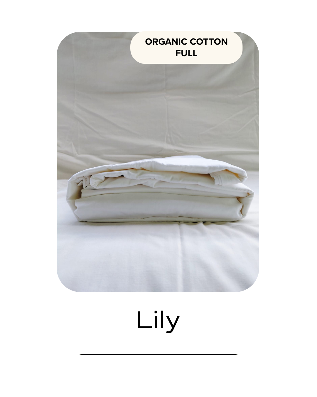 Lily Bed Sheet (Full)