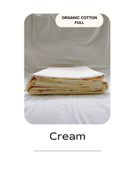 Cream Bed Sheet (Full)