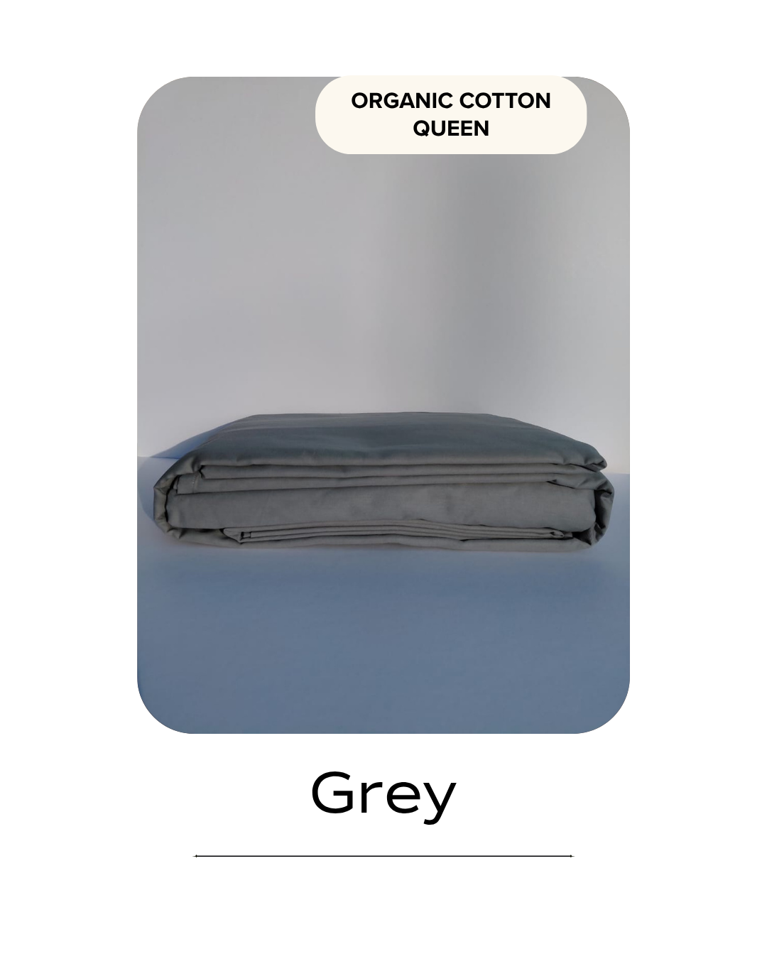 Grey Bed Sheet (Queen)