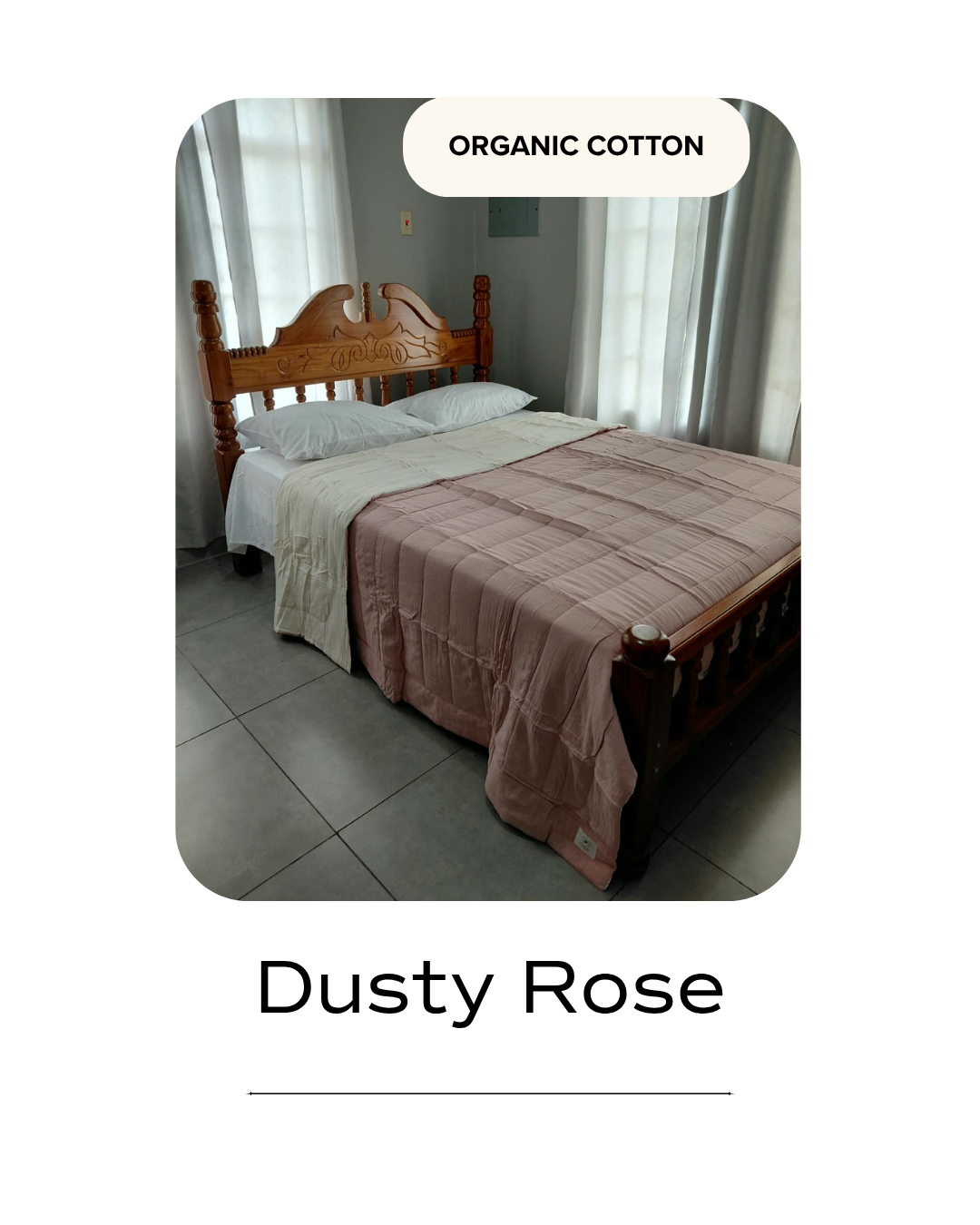 Double Sided Blanket (Dusty Rose)