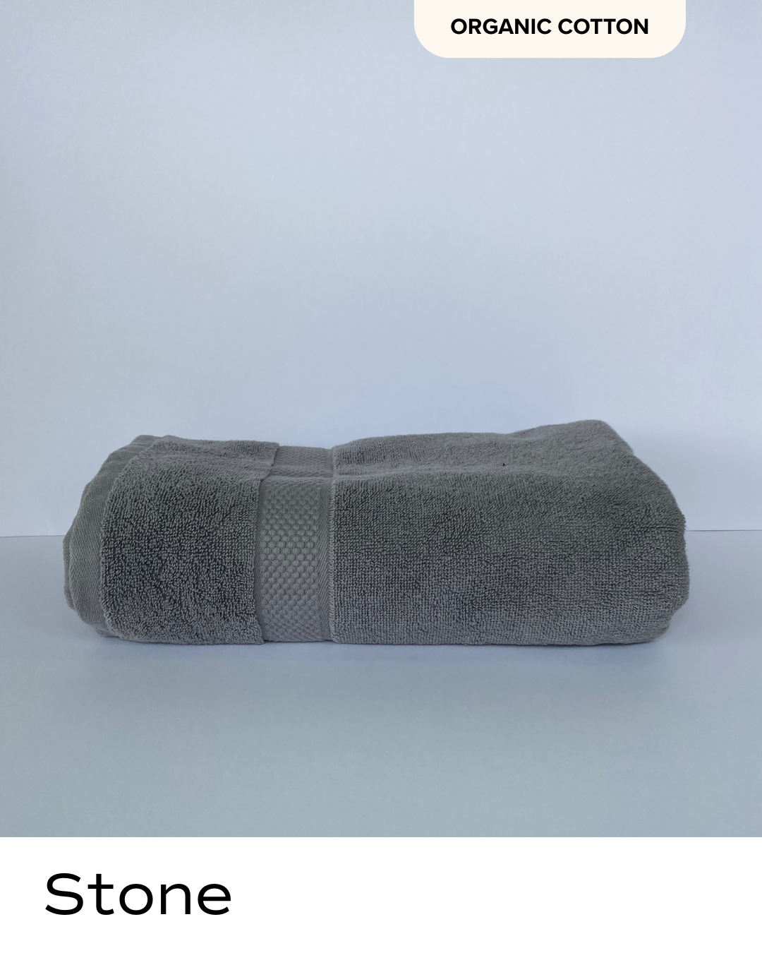 Stone Bath Towel (55" L X 27" W)