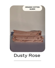 Dusty Rose Bed Sheet (Queen)