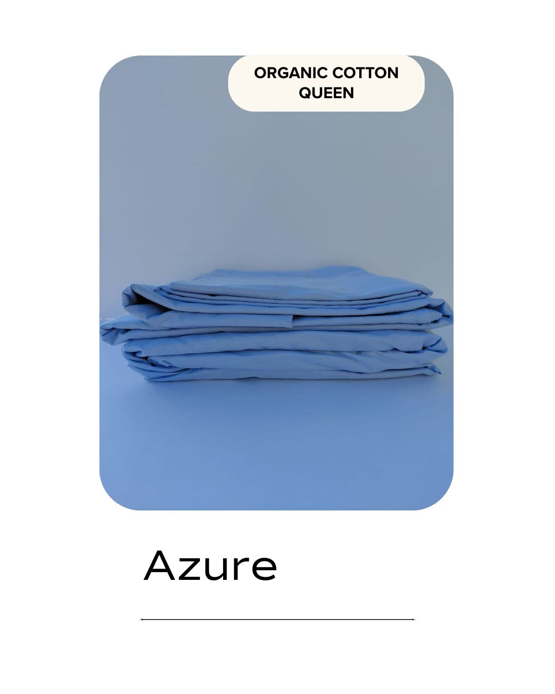 Azure Bed Sheet (Queen)