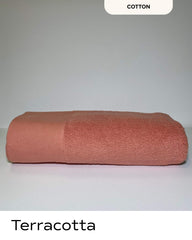 Terracotta Bath Sheet (63" L x 31.5" W)